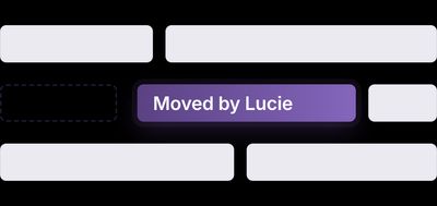 Vista del producto Lucie: una corrida de producción que Lucie movió a un nuevo espacio del programa